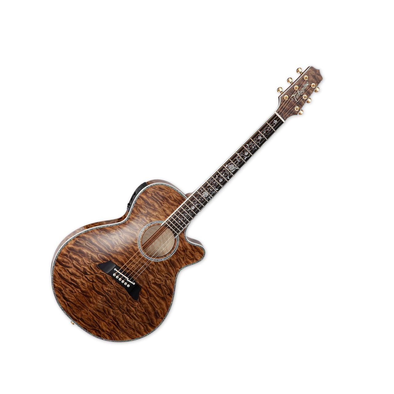 Takamine PTU100カスタムオーダー VTS 超希少 超美品 Takamine TSP100 VT Acoustic Electric Guitar Gloss Vintage Tabacco - TA