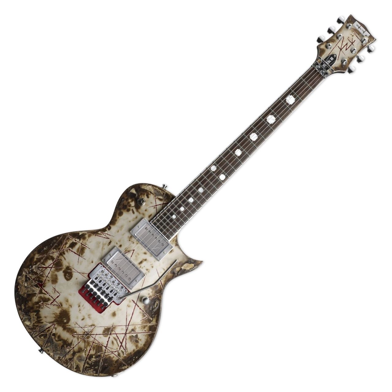 ESP RZK-II Fluence Richard Z Signature Burnt Guitar - ERZKIIF | Studio