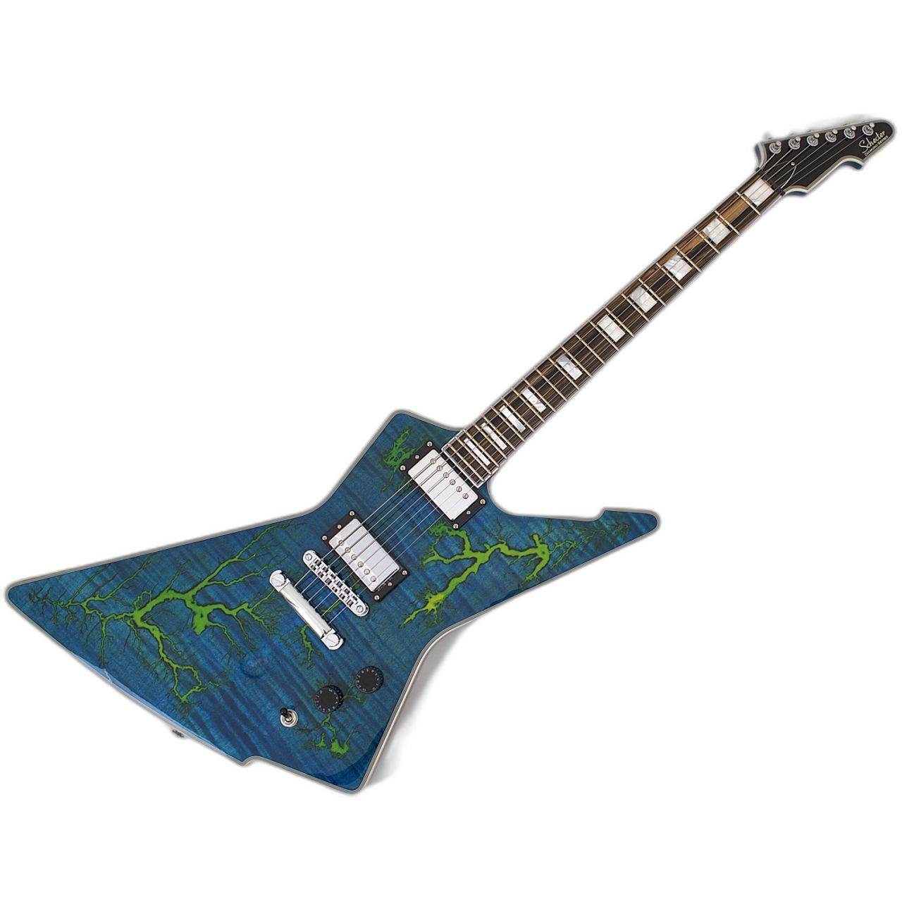 Schecter E-1 FR-S Transparent Blue | Studio Gears