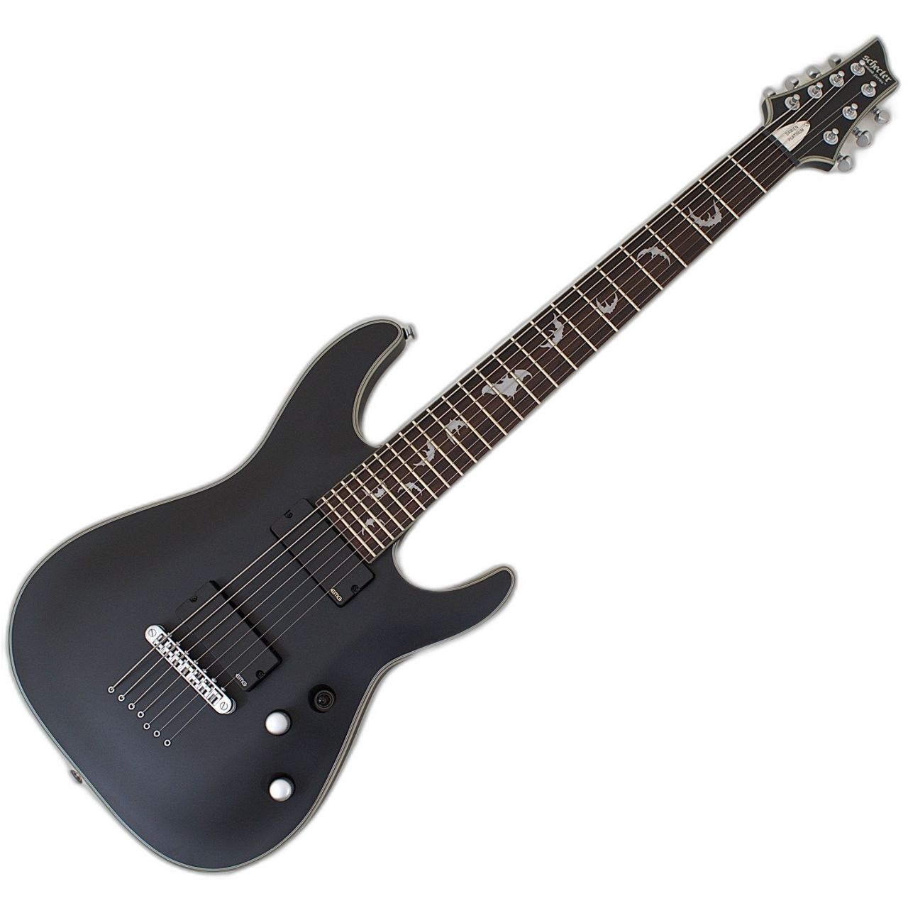 Schecter Damien Platinum-7 Satin Black | Studio Gears