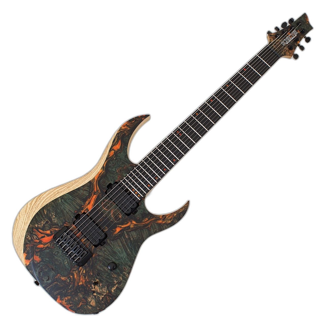 SCHECTER EX4 飯嶋 Schecter USA Custom Sunset Extreme 7 Stabilized Top Guitar 2039 - 6998