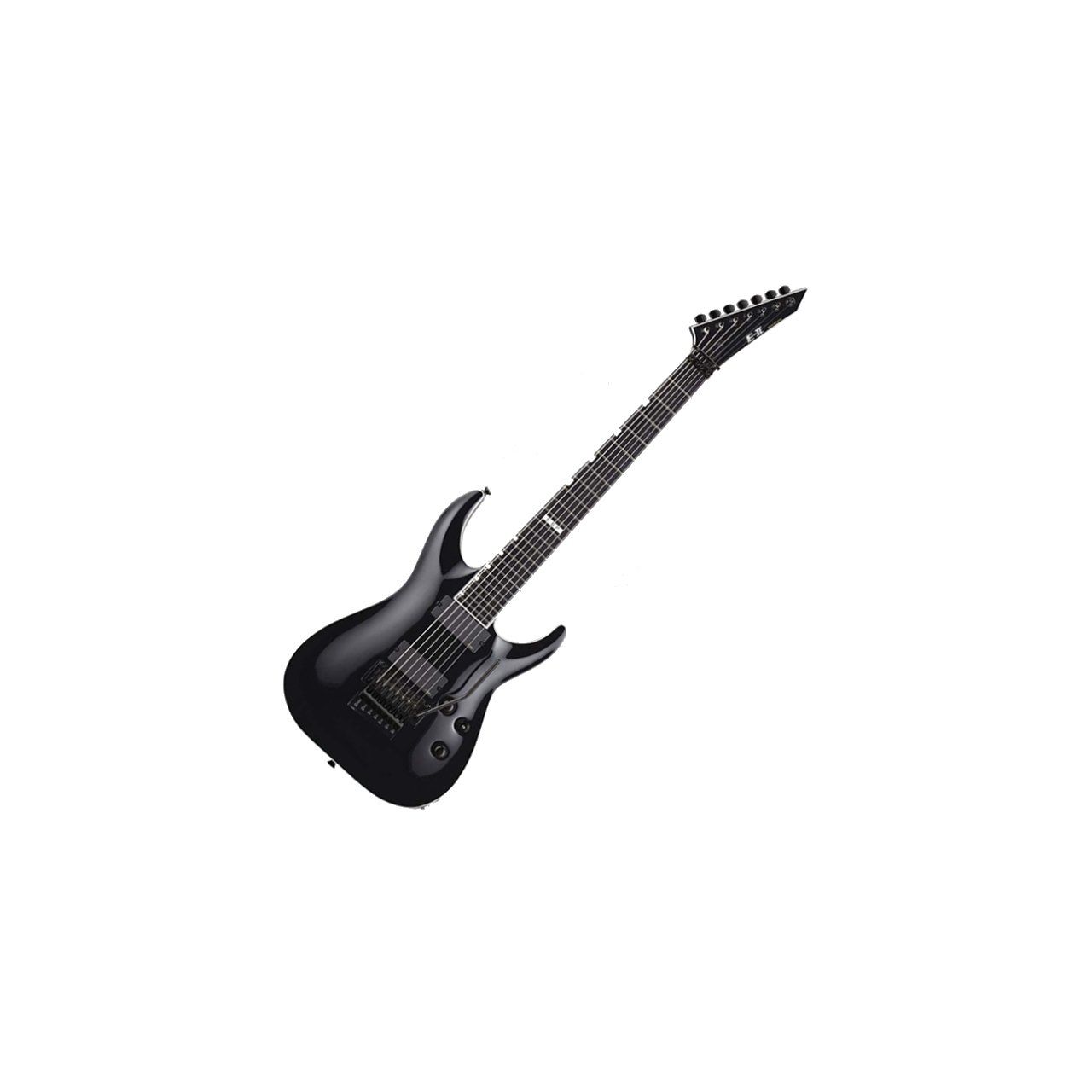 ESP E-II Horizon FR-7 BLK Floyd Rose 7-String Black Electric Guitar