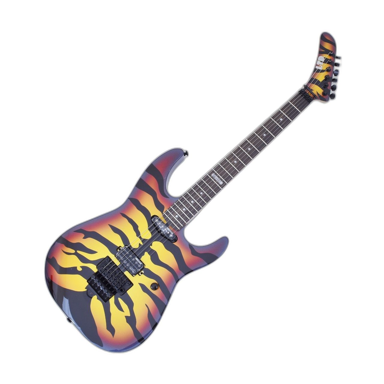 ESP LTD GL-200SBT George Lynch Electric Guitar in Sunburst Tiger B-Sto