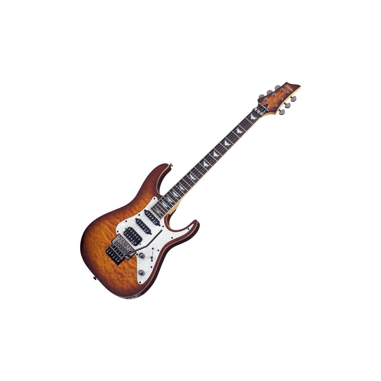 Schecter Banshee-6 FR Extreme Electric Guitar in Vintage Sunburst Fini