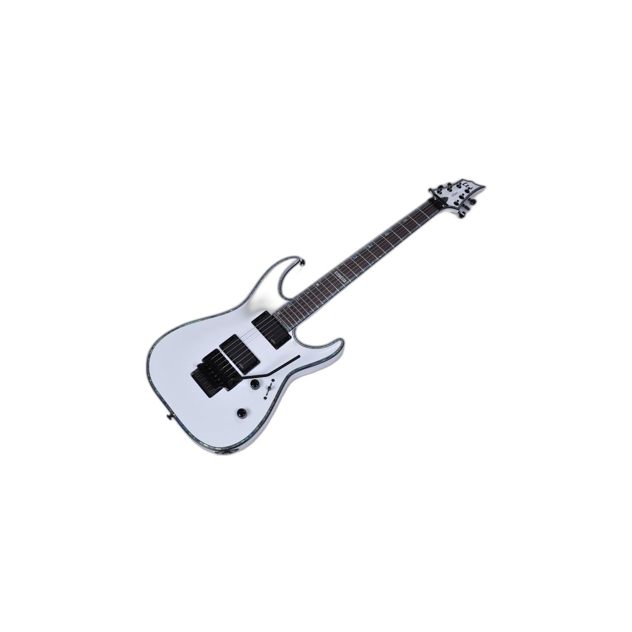 ESP LTD Deluxe H-1001FR Electric Guitar in Snow White