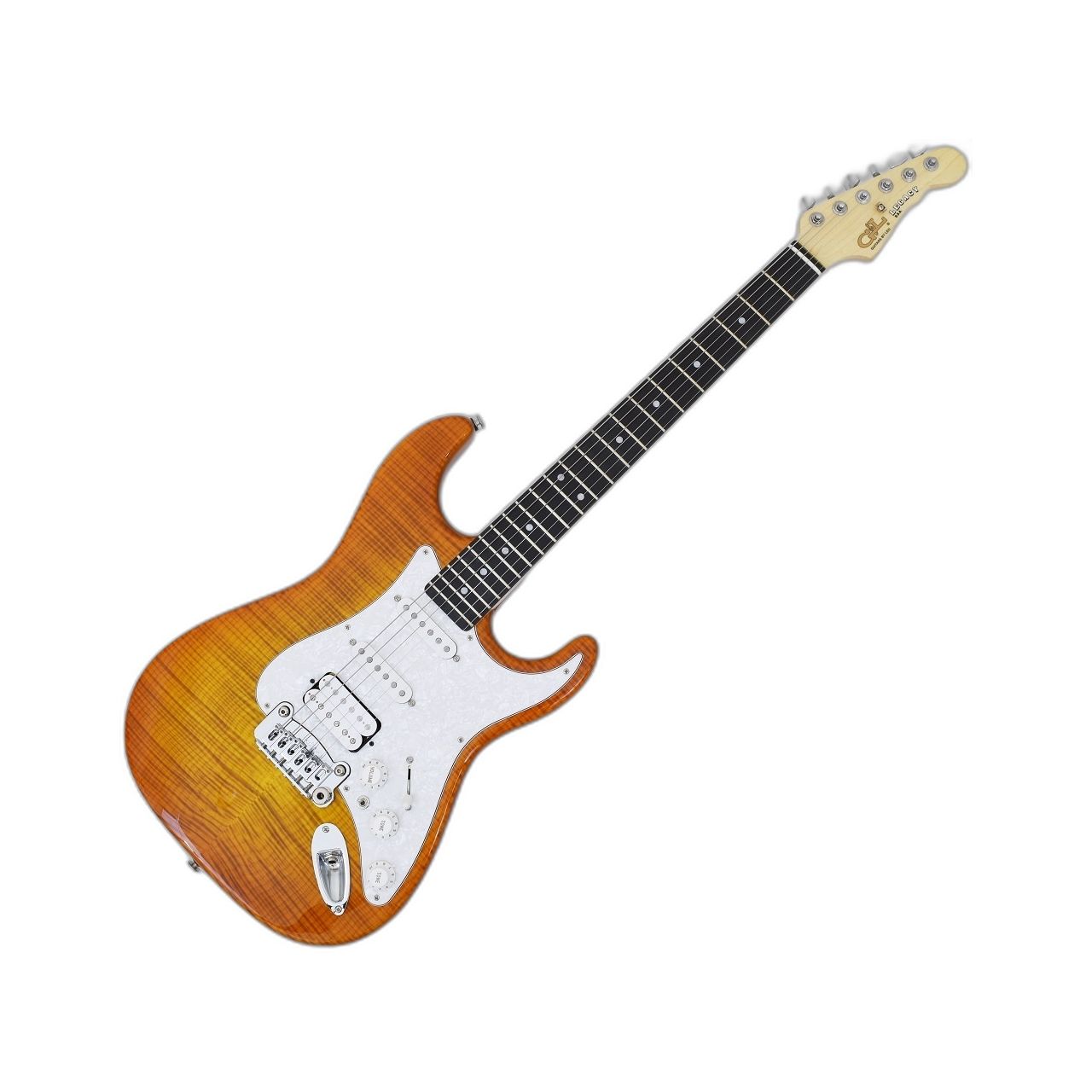 G&L USA Legacy HSS Custom Guitars in Honey Burst with Case