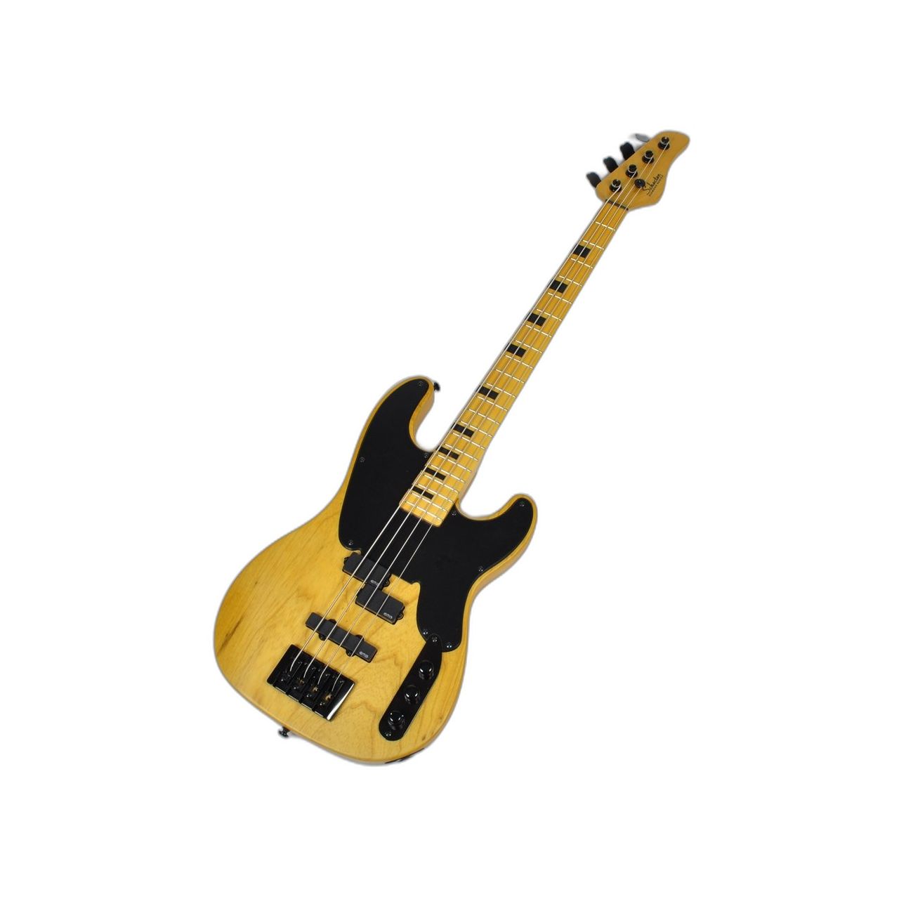 Schecter Model-T Session Electric Bass in Aged Natural Satin Finish