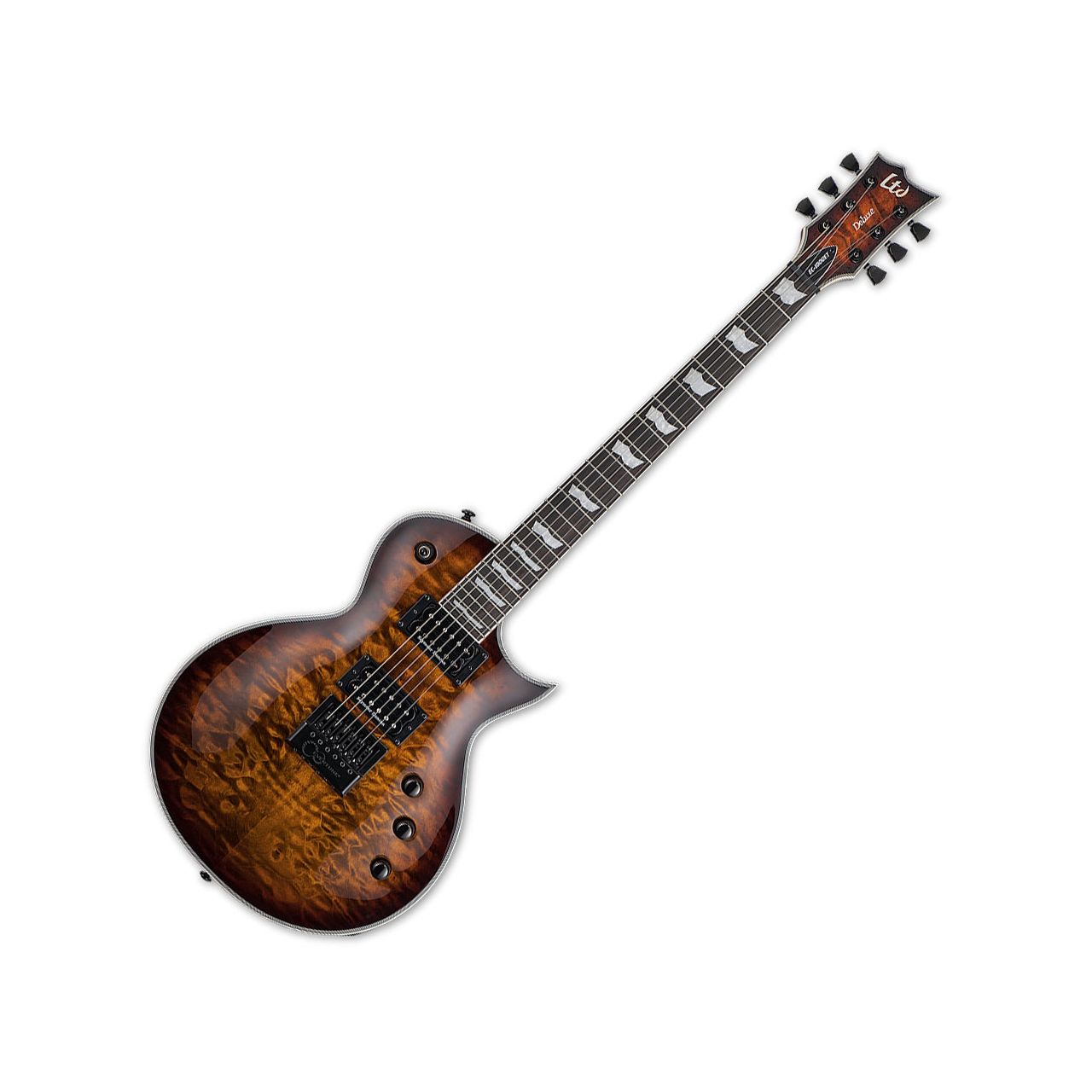 ESP LTD EC-1000 Evertune Electric Guitar Dark Brown Sunburst