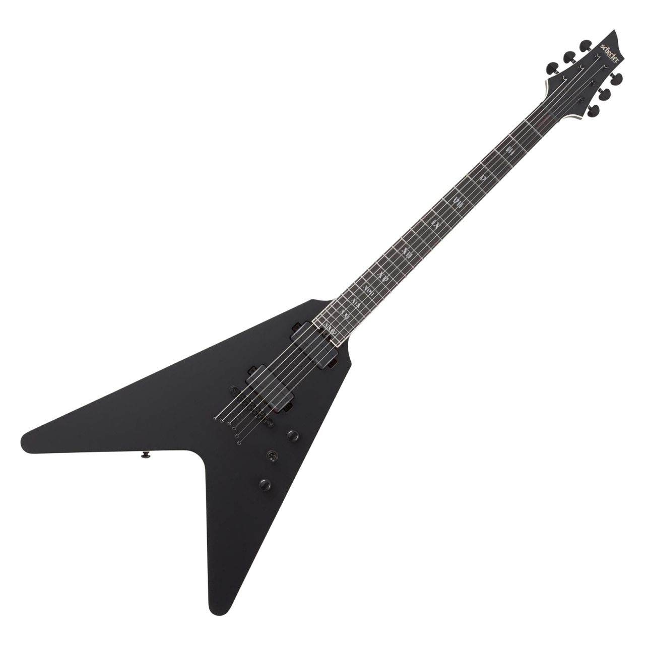 Schecter V-1 SLS Elite Evil Twin Recording Guitar | Studio Gears