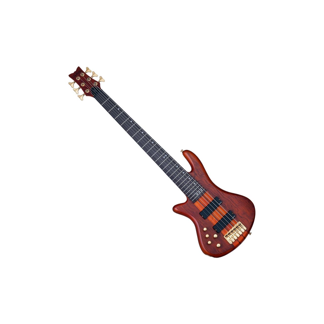 Schecter レフティベース Schecter Stiletto Studio-6 Left-Handed Electric Bass Honey Satin
