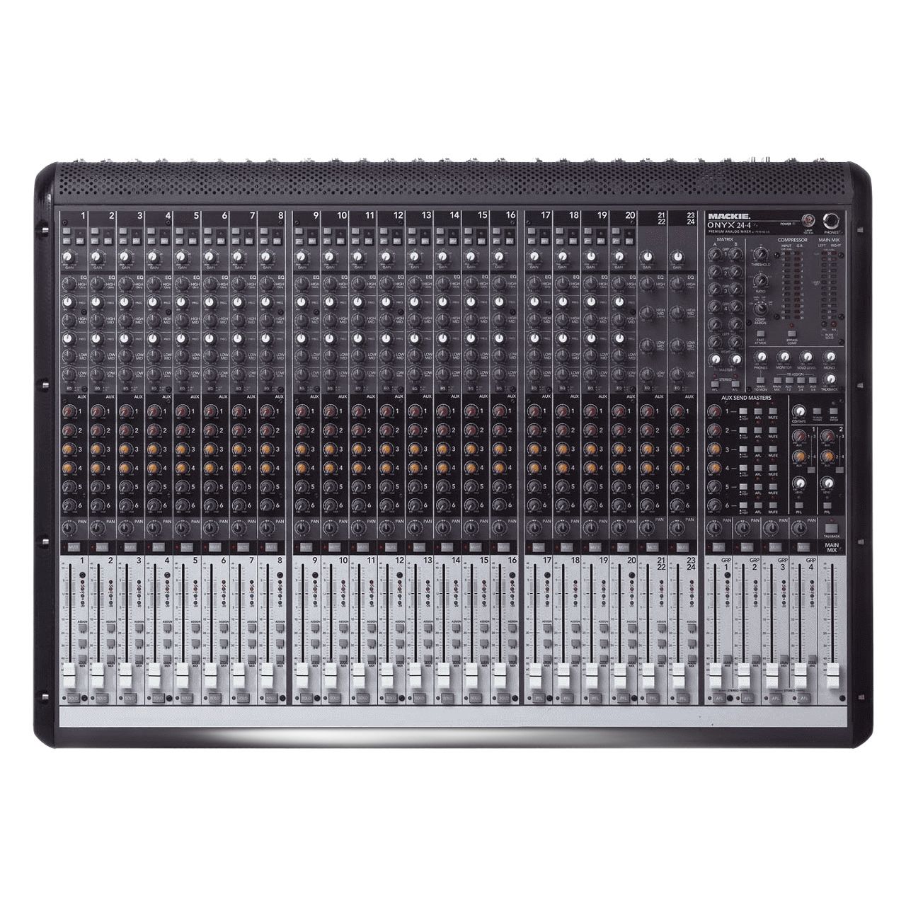 ONYX 24.4 アナログミキサー Mackie Onyx 24.4 24-Channel Analog Live Sound Mixer