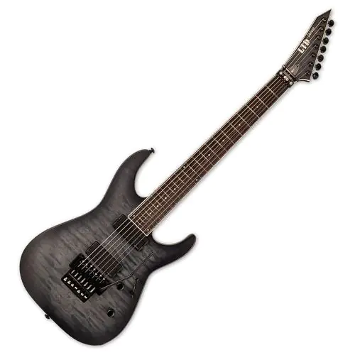 ESP LTD M-1007 Electric Guitar See Thru Black Sunburst Satin sku number LM1007QMSTBLKSBS