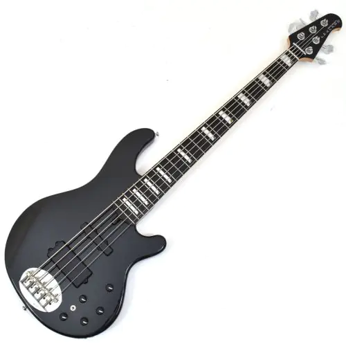 Lakland Skyline Series 55-02 Custom 5 String Electric Bass Black Sparkle sku number S55-02D Custom BLK