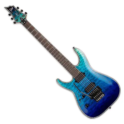 ESP LTD H-10001FR Left Handed Electric Guitar Violet Shadow Fade sku number LH1001FRQMVSHFDLH