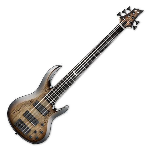 ESP E-II BTL-5 5 String Electric Bass Black Natural Burst
