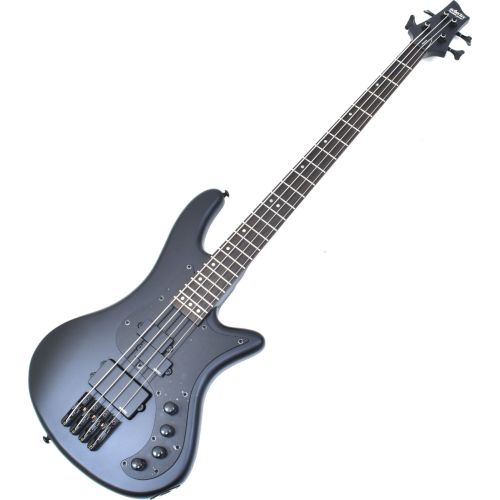 Schecter Stiletto Stealth-4 Satin Black Electric Bass at No