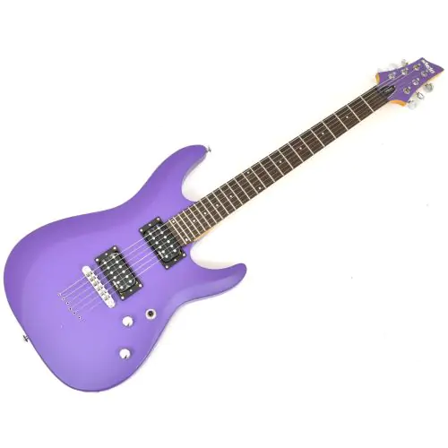 Schecter C-6 Deluxe Electric Guitar Satin Purple B-Stock 0564 sku number SCHECTER429.B 0564