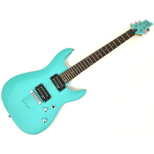 Schecter C-6 Deluxe Electric Guitar Satin Aqua B-Stock 0323 sku number SCHECTER428.B 0323