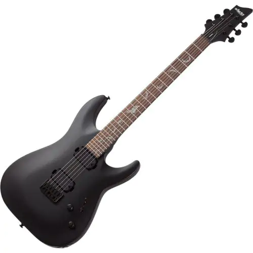 Schecter Damien-6 Electric Guitar Satin Black sku number SCHECTER2470