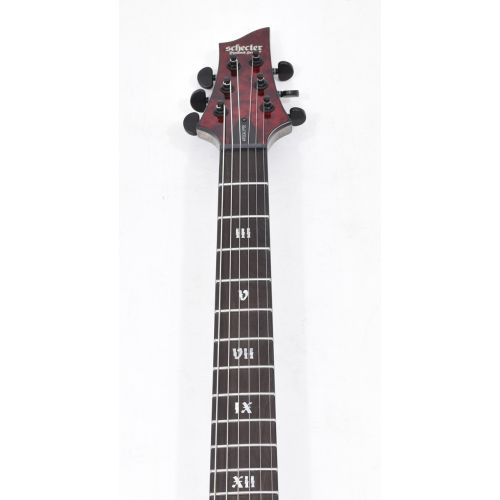 Schecter C-1 Apocalypse Electric Guitar in Red Reign B Stock