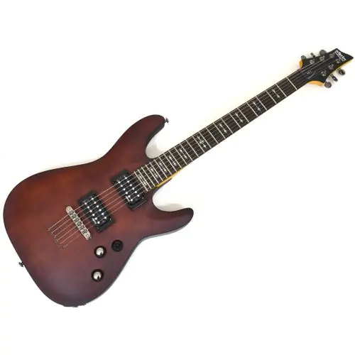 Schecter Omen-6 Electric Guitar in Walnut Satin B-Stock 0043 sku number SCHECTER2062.B 0043