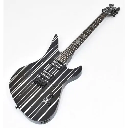 Schecter Synyster Standard HT Electric Guitar Gloss Black Silver Pinstripes B Stock 2125 sku number SCHECTER1748.B 2125