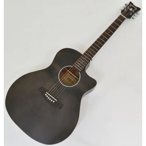 Schecter Deluxe Acoustic Guitar Satin See Thru Black B-Stock 4659 sku number SCHECTER3716.B 4659