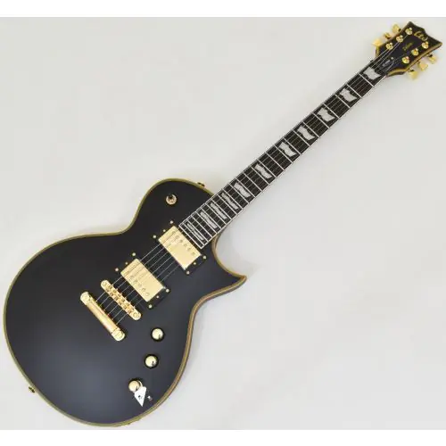 ESP LTD Deluxe EC-1000VB Duncan Vintage Black Guitar B-Stock 1427 sku number LEC1000VBD.B 1427