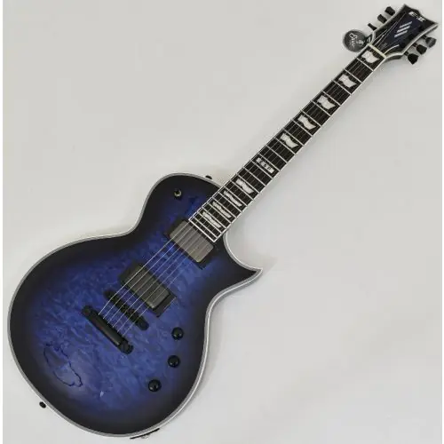 ESP E-II Eclipse QM Guitar Reindeer Blue B-Stock 11213 sku number EIIECQMRDB.B 11213