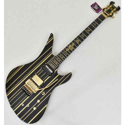 Schecter Synyster Standard Gloss Black w/Silver Pin Stripes
