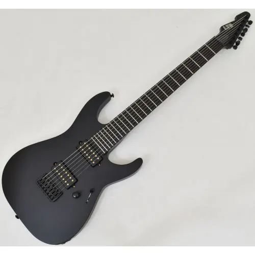 ESP LTD Alex Wade AW-7 String Baritone Guitar Black Satin B-Stock 2407 sku number LAW7BOGBLKS.B 2407