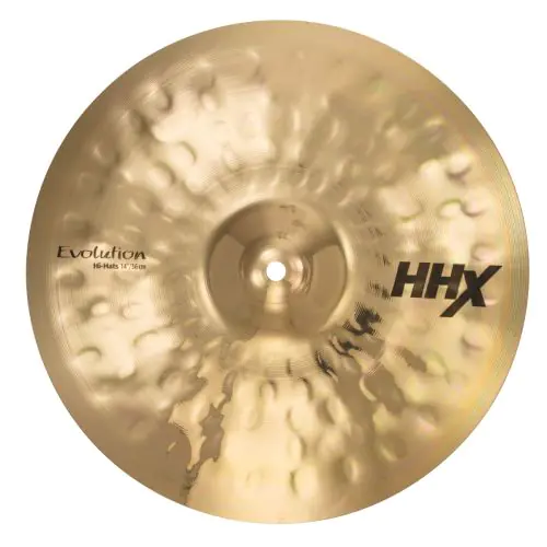 SABIAN 14" HHX Evolution Hat Bottom Brilliant Finish sku number 11402XEB/2