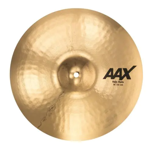 SABIAN 14" AAX Thin Hat Top Brilliant Finish sku number 21401XC/1B