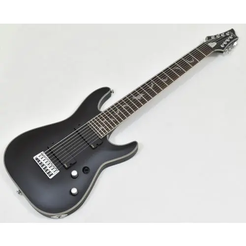 Schecter Damien Platinum-8 Guitar Satin Black B-Stock 2148 sku number SCHECTER1187.B 2148