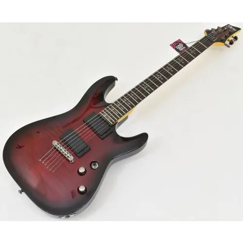 Schecter Demon-6 Crimson Red Burst Guitar B Stock 2661 sku number SCHECTER3680.B2661