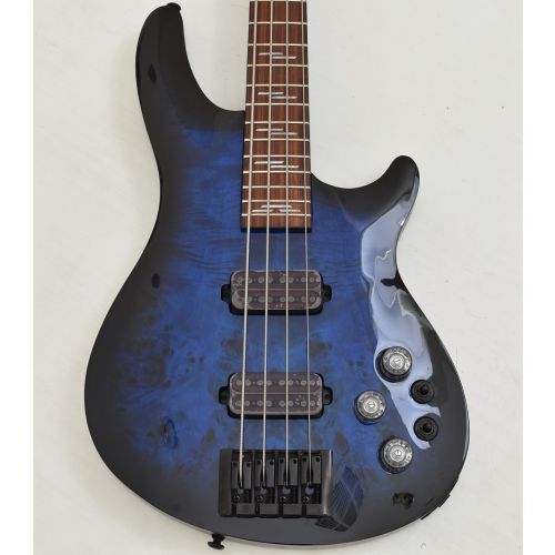 Schecter Omen Elite-4 Bass See Thru Blue Burst B-stock 0321