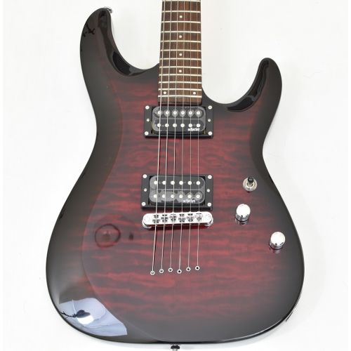 Schecter C-6 Plus Guitar See-Thru Cherry Burst B-Stock 0062