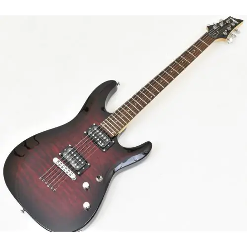 Schecter C-6 Plus Guitar See-Thru Cherry Burst B-Stock 0062 sku number SCHECTER447.B0062