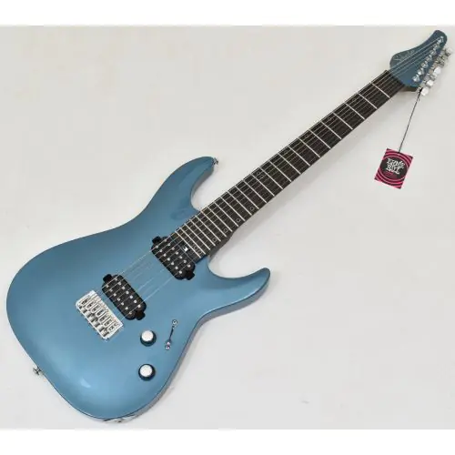 Schecter AM-7 Aaron Marshall Guitar Cobalt Slate B-Stock 2496 sku number SCHECTER2941.B2496