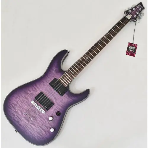 Schecter C-1 Platinum Guitar Satin Purple Burst B-Stock 0356 sku number SCHECTER715.B0356