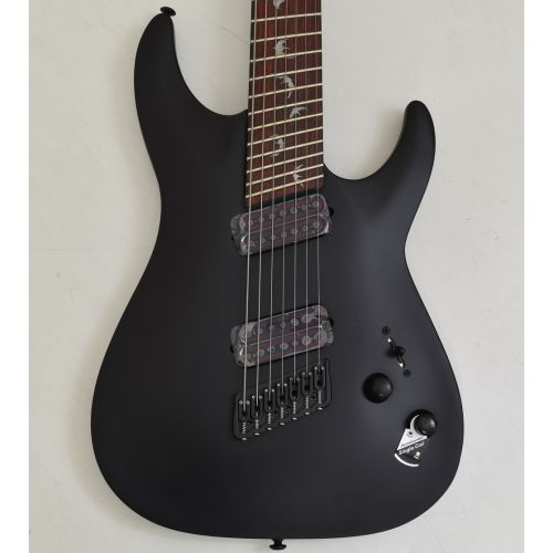 Schecter Damien-7 Multiscale Guitar Satin Black B-Stock 2382