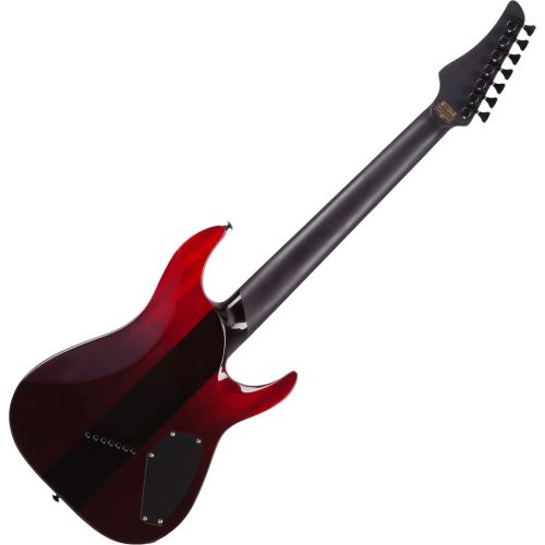 Schecter Reaper-7 Elite Multiscale Lefty Guitar Blood Burst