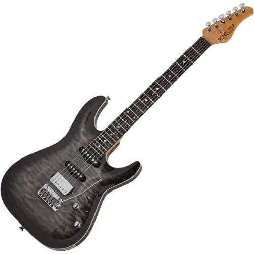 Schecter California Classic Electric Guitar Charcoal Burst sku number SCHECTER7302