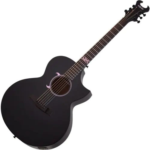 Schecter Machine Gun Kelly Acoustic Satin Black sku number SCHECTER3739