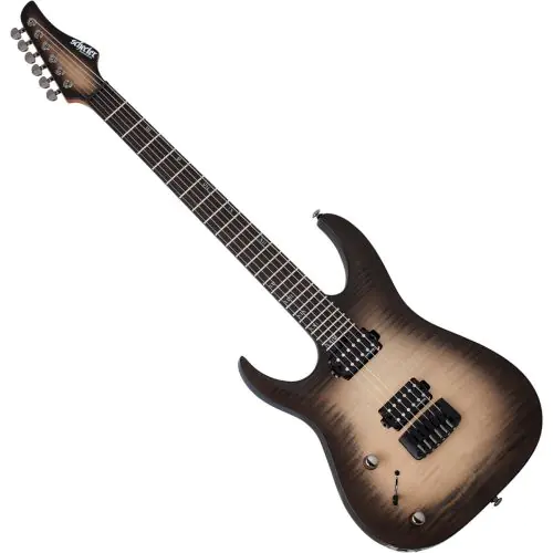 Schecter Banshee Mach-6 Lefty Guitar Fallout Burst sku number SCHECTER1416