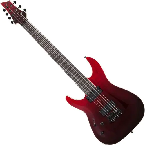 Schecter シェクター ギター レフティ 左 SCHECTER ( シェクター ) DEMON-7 LH Satin Black 7弦ギター