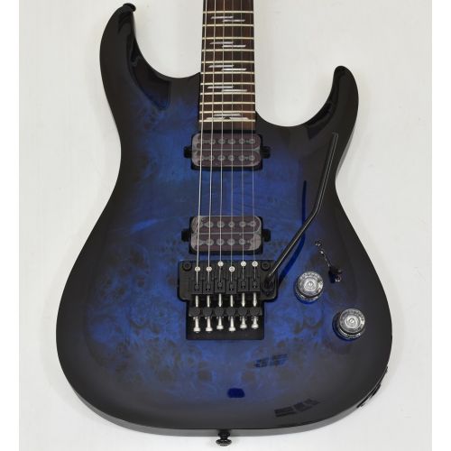 Schecter Omen Elite-6 FR Guitar See-Thru Blue Burst