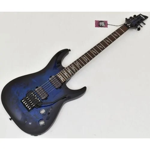 Schecter Omen Elite-6 FR Guitar See-Thru Blue Burst sku number SCHECTER2455