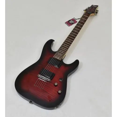 Schecter Demon-6 Crimson Red Burst Guitar B Stock 5253 sku number SCHECTER3680.B5253