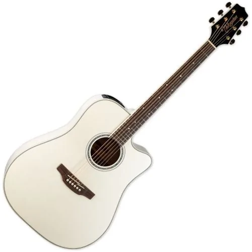 Takamine GD37CE Acoustic Electric Guitar Pearl White sku number TAKGD37CEPW